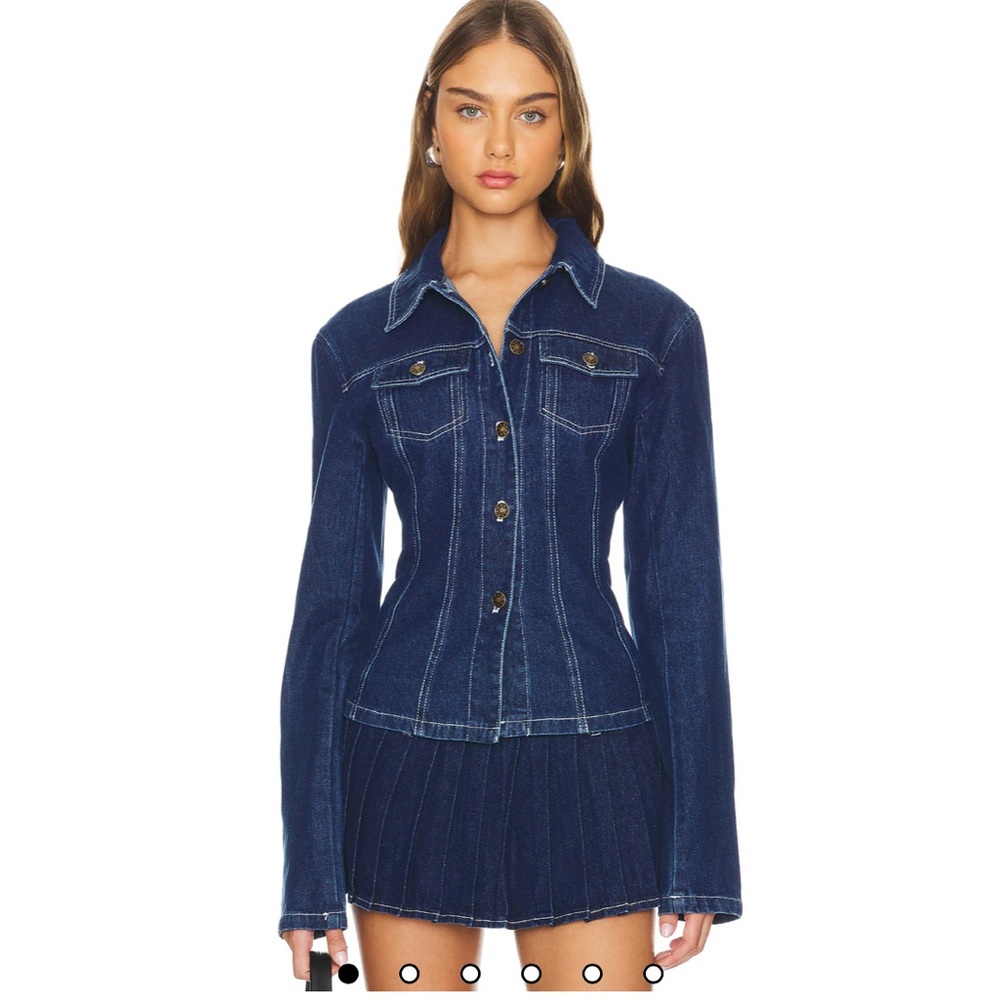REVOLVE LIONESS Rider Denim Jacket and Rider Mini Skort